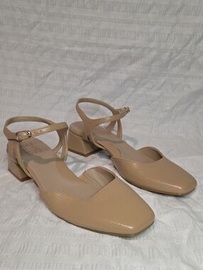 Naturalizer Hattie Strappy Dress Pumps In Nude Size 7M